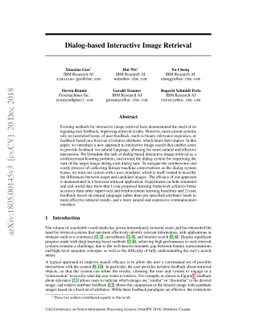 Dialog-based Interactive Image Retrieval