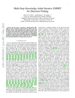 Multi-Step Knowledge-Aided Iterative ESPRIT for Direction Finding
