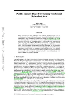 PURE: Scalable Phase Unwrapping with Spatial Redundant Arcs