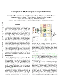 Boosting Domain Adaptation by Discovering Latent Domains