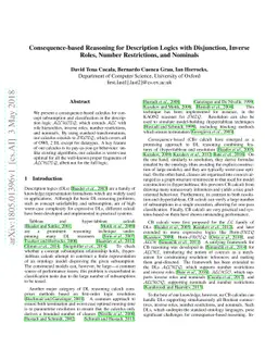 Consequence-based Reasoning for Description Logics with Disjunction,
  Inverse Roles, Number Restrictions, and Nominals