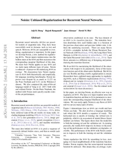 Noisin: Unbiased Regularization for Recurrent Neural Networks