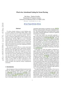 Pixel-wise Attentional Gating for Parsimonious Pixel Labeling
