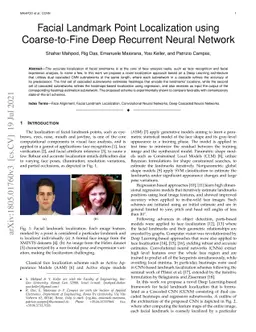 Facial Landmarks Localization using Cascaded Neural Networks