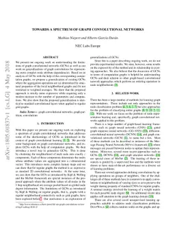 Towards a Spectrum of Graph Convolutional Networks