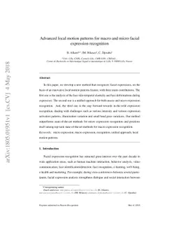 Advanced local motion patterns for macro and micro facial expression
  recognition