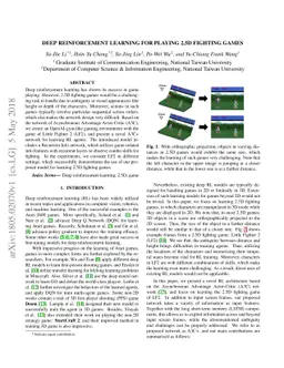 Deep Reinforcement Learning for Playing 2.5D Fighting Games