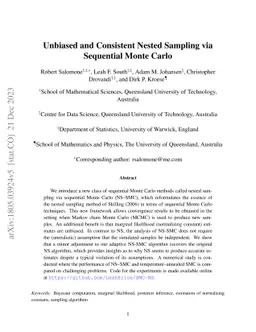 Unbiased and Consistent Nested Sampling via Sequential Monte Carlo