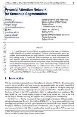 Pyramid Attention Network for Semantic Segmentation
