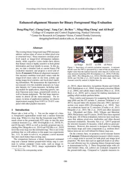 Enhanced-alignment Measure for Binary Foreground Map Evaluation