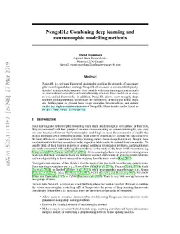 NengoDL: Combining deep learning and neuromorphic modelling methods