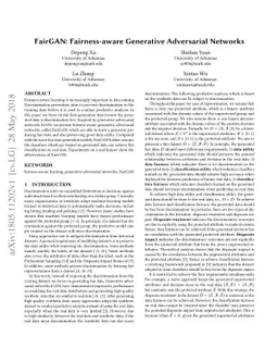 FairGAN: Fairness-aware Generative Adversarial Networks