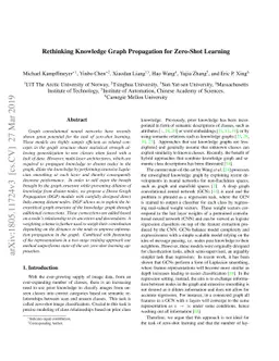 Rethinking Knowledge Graph Propagation for Zero-Shot Learning