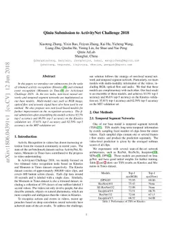 Qiniu Submission to ActivityNet Challenge 2018