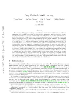 Deep Multiscale Model Learning