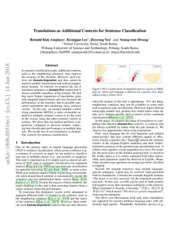 Translations as Additional Contexts for Sentence Classification