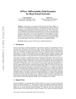 SPNets: Differentiable Fluid Dynamics for Deep Neural Networks