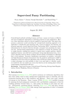 Supervised Fuzzy Partitioning