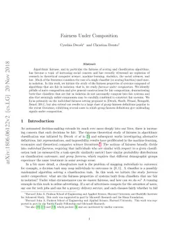 Fairness Under Composition