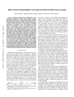 BaRC: Backward Reachability Curriculum for Robotic Reinforcement
  Learning