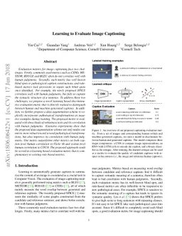 Learning to Evaluate Image Captioning