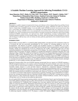 A Scalable Machine Learning Approach for Inferring Probabilistic
  US-LI-RADS Categorization