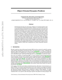 Object-Oriented Dynamics Predictor