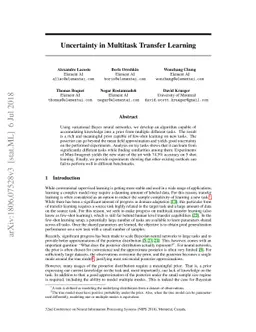 Uncertainty in Multitask Transfer Learning
