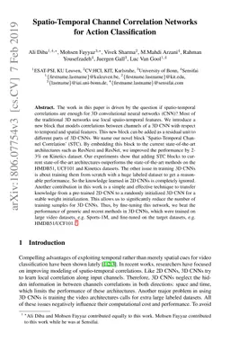 Spatio-Temporal Channel Correlation Networks for Action Classification