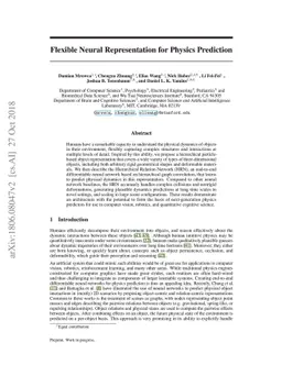 Flexible Neural Representation for Physics Prediction