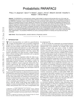 Probabilistic PARAFAC2