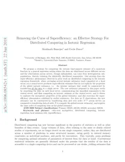 Removing the Curse of Superefficiency: an Effective Strategy For
  Distributed Computing in Isotonic Regression