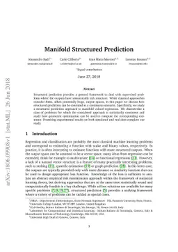 Manifold Structured Prediction