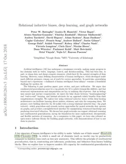 Relational inductive biases, deep learning, and graph networks