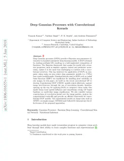 Deep Gaussian Processes with Convolutional Kernels