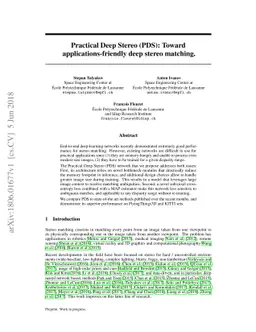 Practical Deep Stereo (PDS): Toward applications-friendly deep stereo
  matching