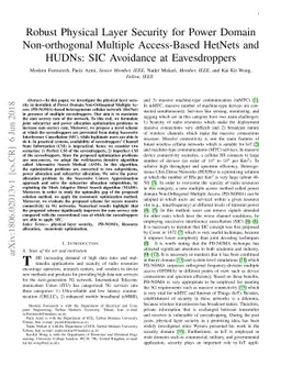Robust Physical Layer Security for Power Domain Non-orthogonal Multiple
  Access-Based HetNets and HUDNs, SIC Avoidance at Eavesdroppers
