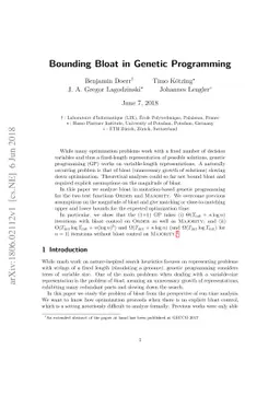 Bounding Bloat in Genetic Programming