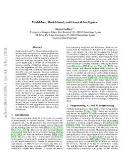 Model-free, Model-based, and General Intelligence