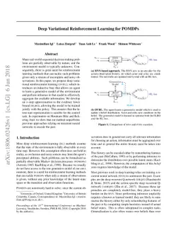 Deep Variational Reinforcement Learning for POMDPs