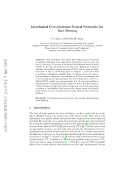Interlinked Convolutional Neural Networks for Face Parsing