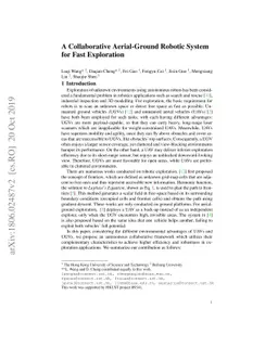 A Collaborative Aerial-Ground Robotic System for Fast Exploration