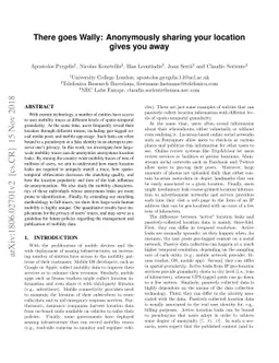 There goes Wally: Anonymously sharing your location gives you away