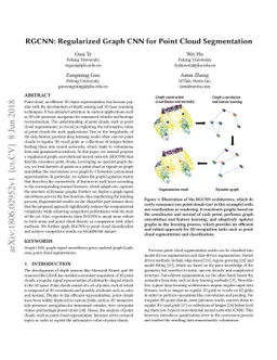 RGCNN: Regularized Graph CNN for Point Cloud Segmentation