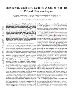 Intelligently-automated facilities expansion with the HEPCloud Decision
  Engine