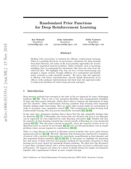 Randomized Prior Functions for Deep Reinforcement Learning
