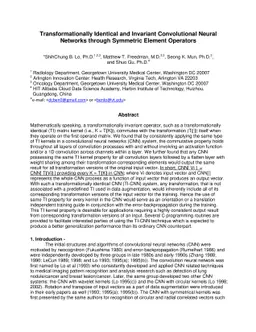 Transformationally Identical and Invariant Convolutional Neural Networks
  through Symmetric Element Operators
