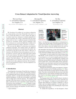 Cross-Dataset Adaptation for Visual Question Answering
