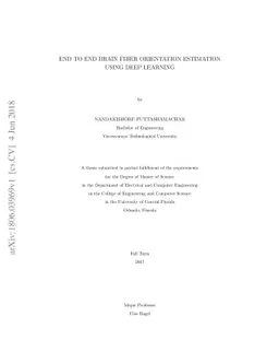 End to End Brain Fiber Orientation Estimation using Deep Learning