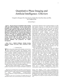 Quantitative Phase Imaging and Artificial Intelligence: A Review
